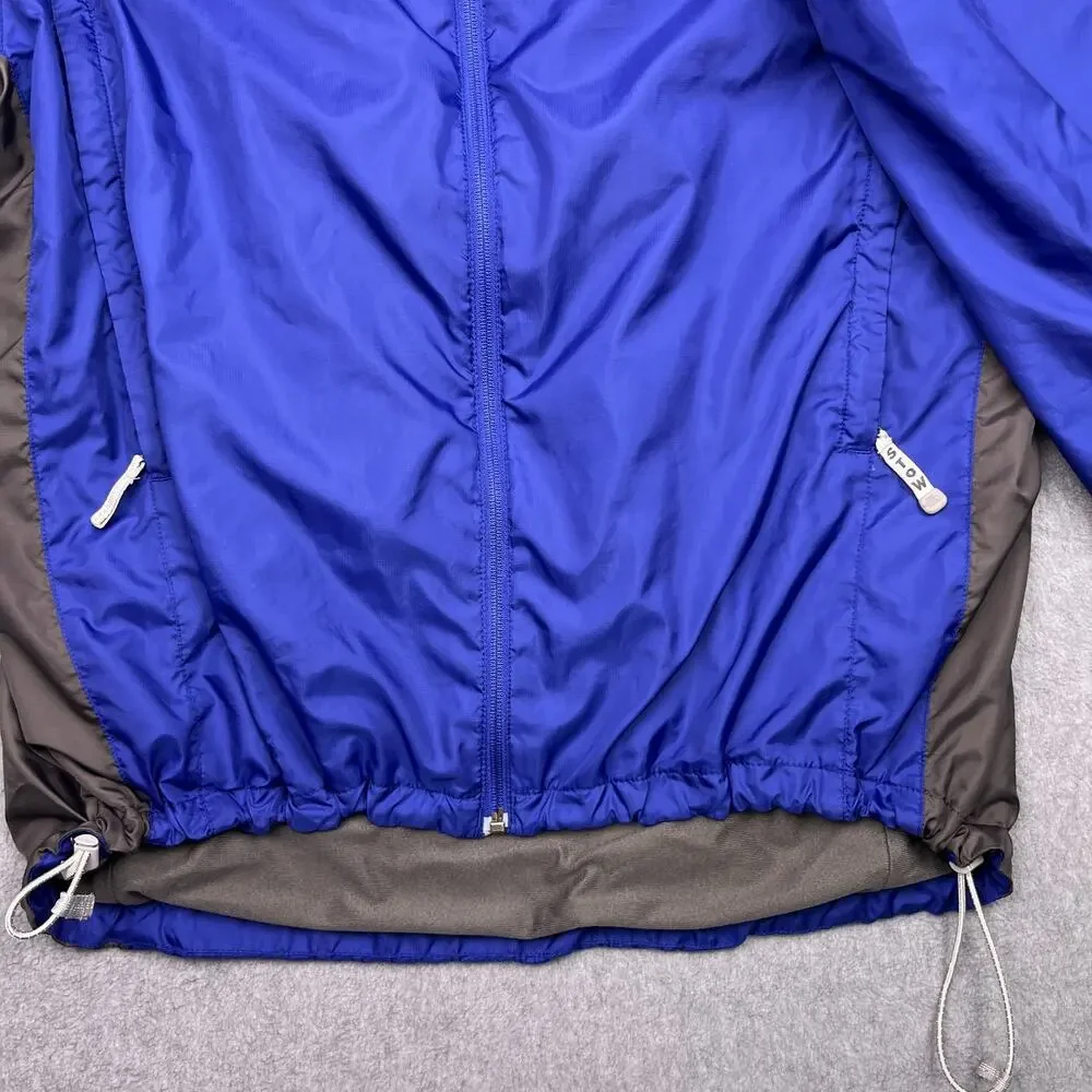 The North Face Windbreaker Jacket Mens XL Blue Polyester Full-Zip‎ Long Sleeve